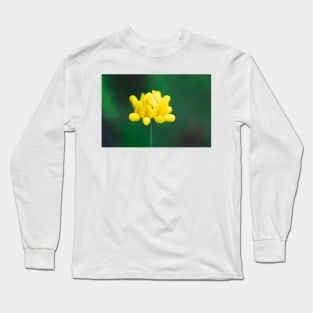 Yellow lotus corniculatus flower Long Sleeve T-Shirt